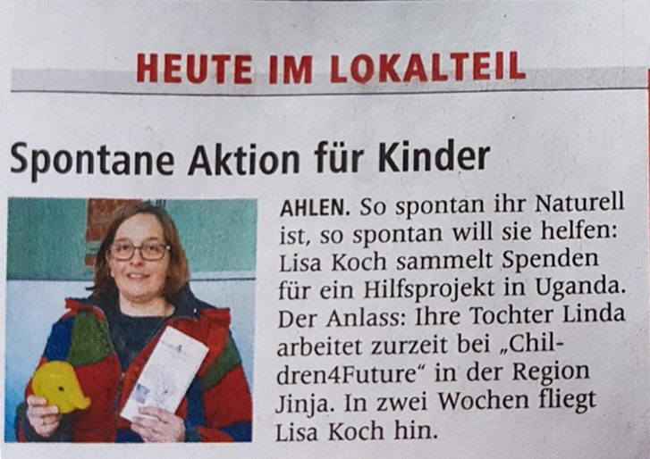 Linda spiel mit den Kindern